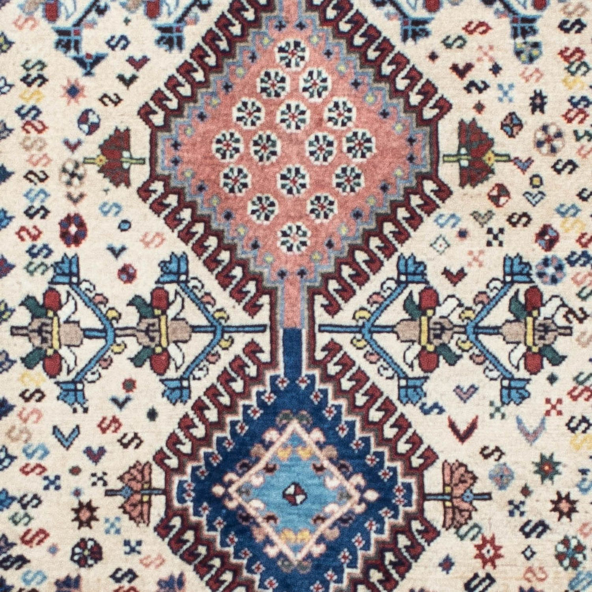 Tapis de couloir Tapis persan - Nomadic - 195 x 82 cm - beige