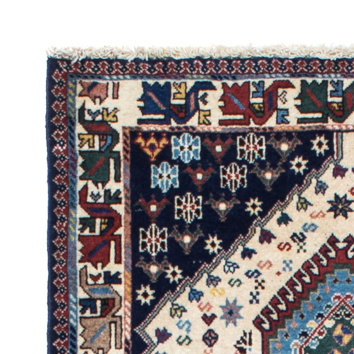 Tapis de couloir Tapis persan - Nomadic - 195 x 82 cm - beige