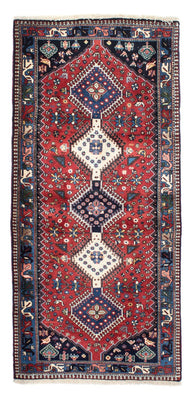 Tapis de couloir Tapis persan - Nomadic - 196 x 87 cm - rouge foncé