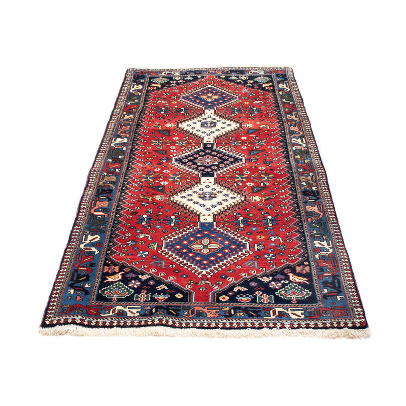 Tapis de couloir Tapis persan - Nomadic - 196 x 87 cm - rouge foncé