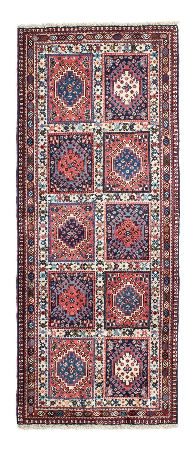 Tapis de couloir Tapis persan - Nomadic - 195 x 81 cm - rouge clair