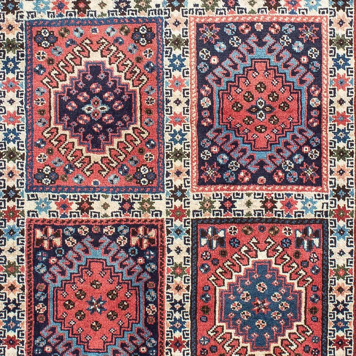 Tapis de couloir Tapis persan - Nomadic - 195 x 81 cm - rouge clair