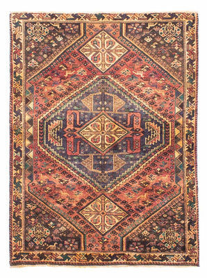 Tapis persan - Nomadic - 155 x 113 cm - rouge clair