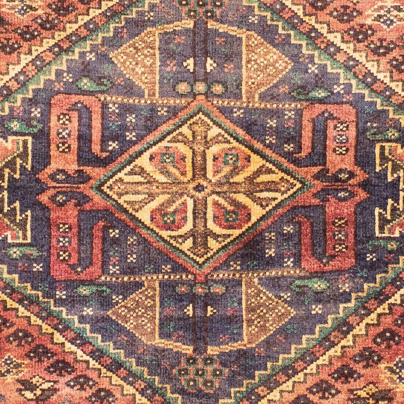 Tapis persan - Nomadic - 155 x 113 cm - rouge clair