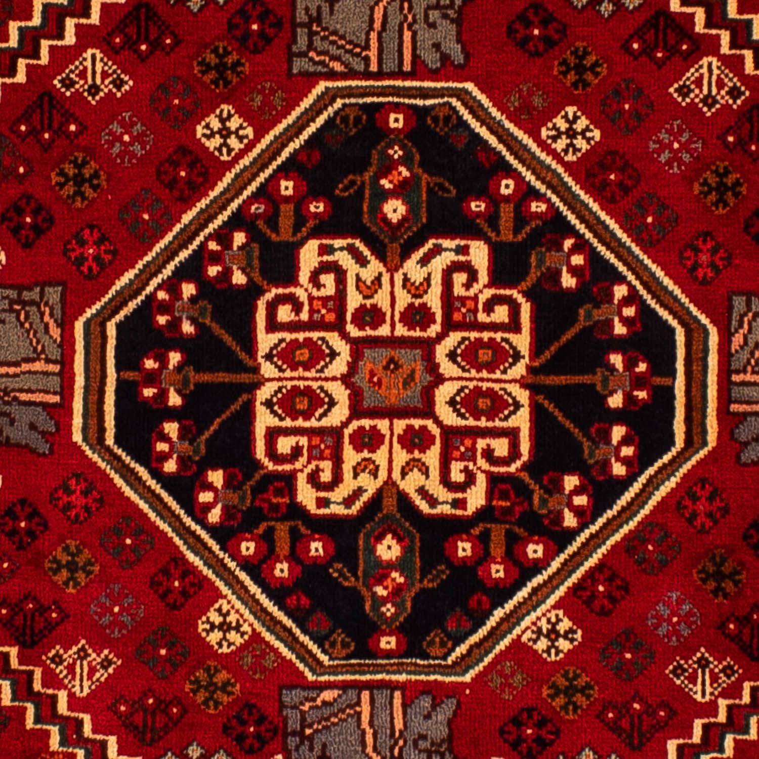Tapis persan - Nomadic - 291 x 210 cm - rouge foncé