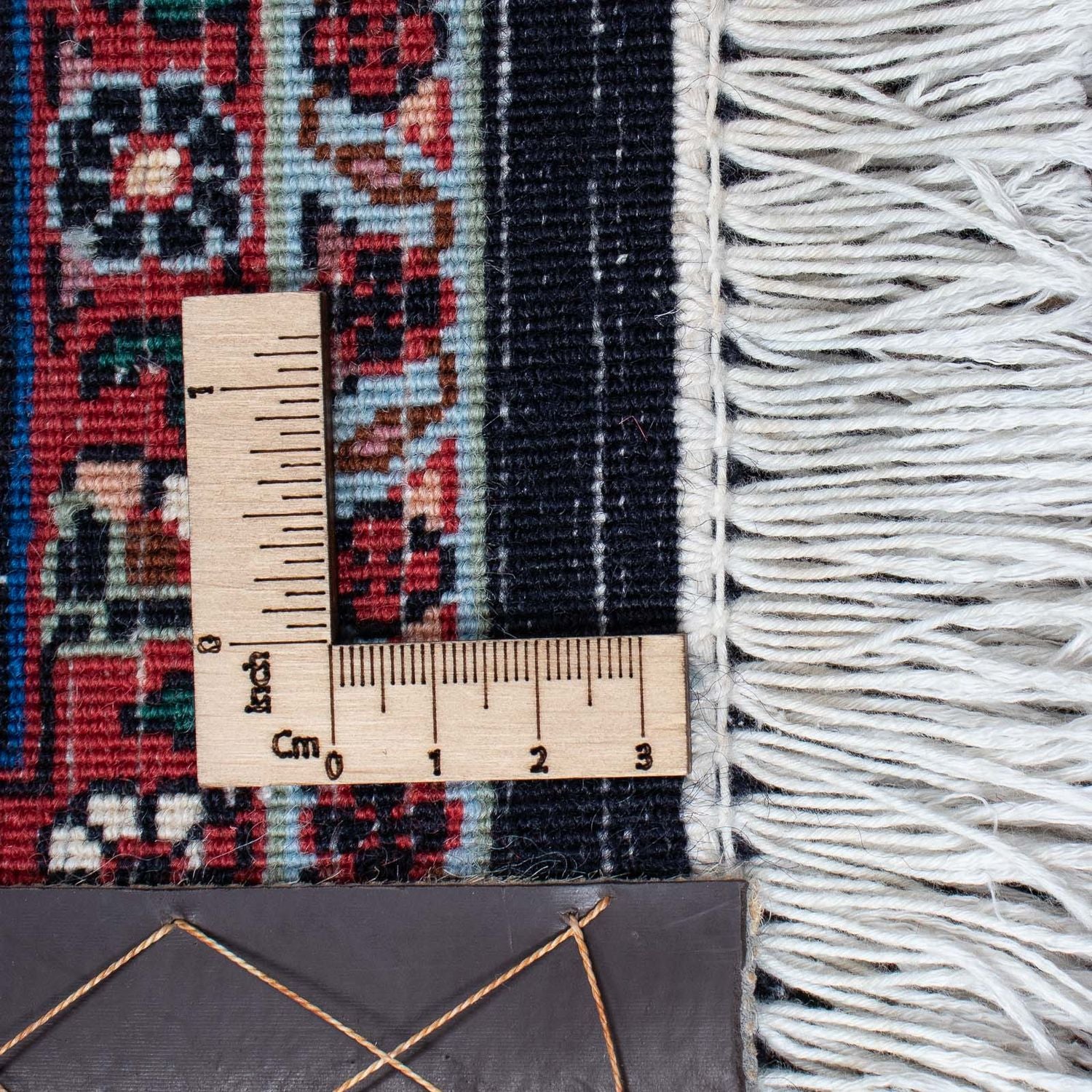 Tapis persan - Bidjar - 200 x 131 cm - bleu foncé