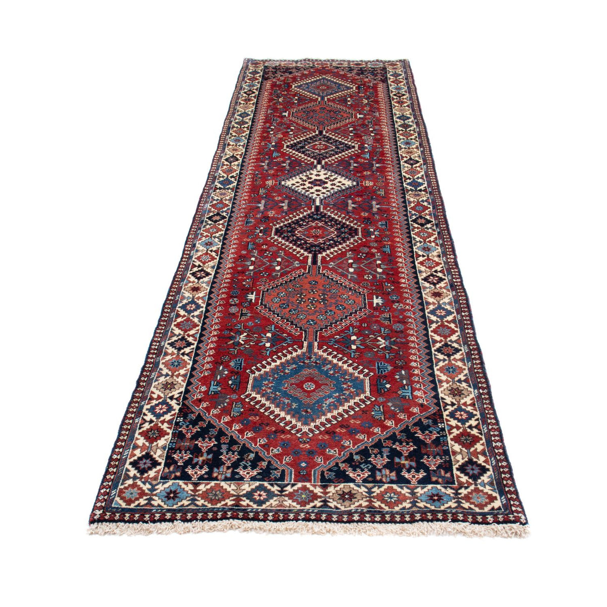 Tapis de couloir Tapis persan - Nomadic - 308 x 82 cm - multicolore
