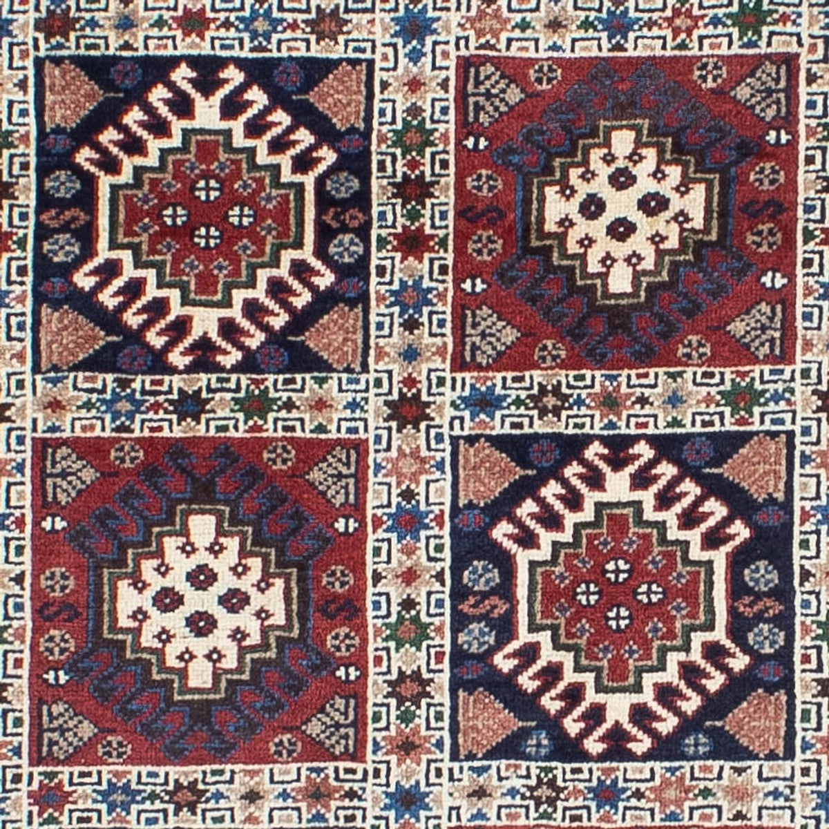 Tapis de couloir Tapis persan - Nomadic - 277 x 81 cm - multicolore