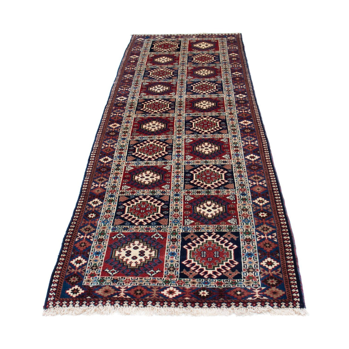 Tapis de couloir Tapis persan - Nomadic - 277 x 81 cm - multicolore