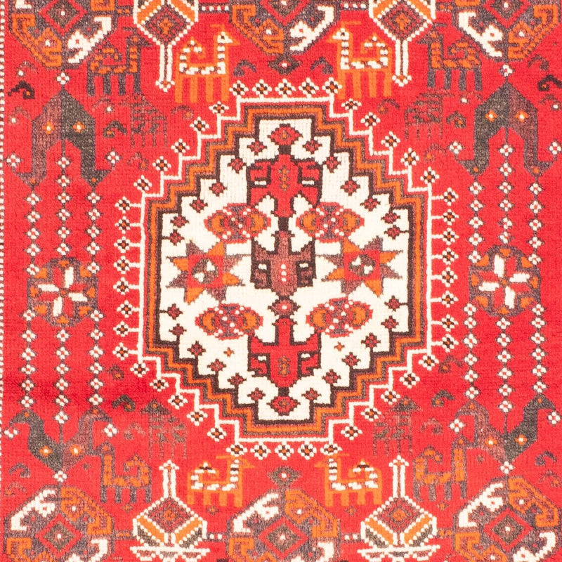 Tapis persan - Nomadic - 159 x 110 cm - rouge