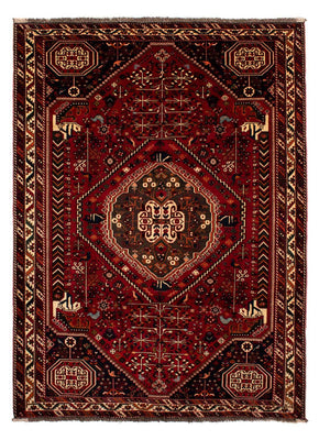 Tapis persan - Nomadic - 293 x 211 cm - rouge foncé