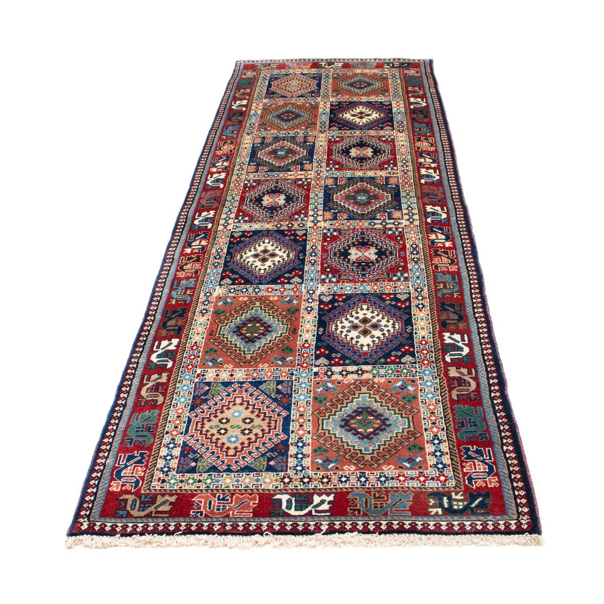 Tapis de couloir Tapis persan - Nomadic - 285 x 82 cm - multicolore