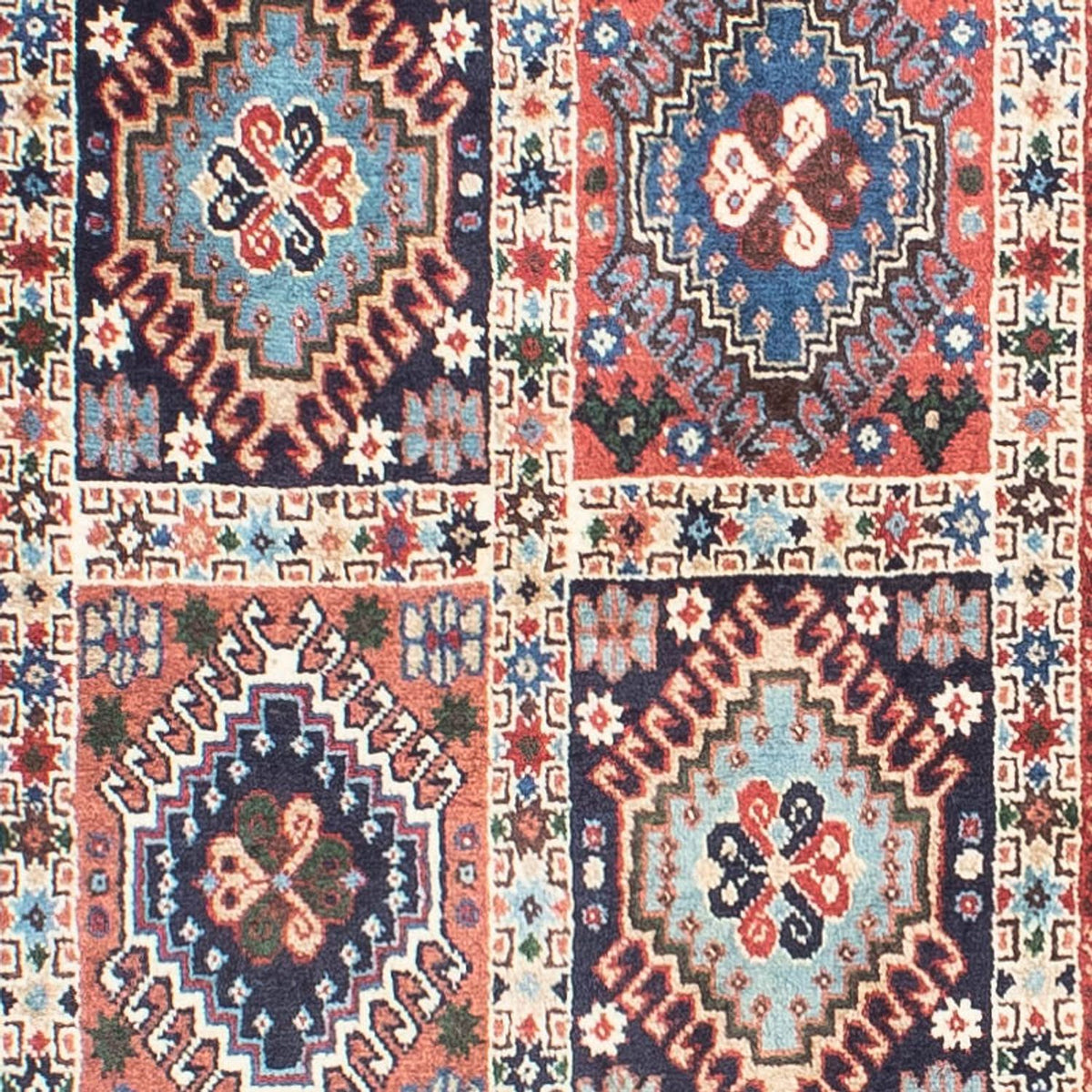 Tapis de couloir Tapis persan - Nomadic - 292 x 82 cm - multicolore