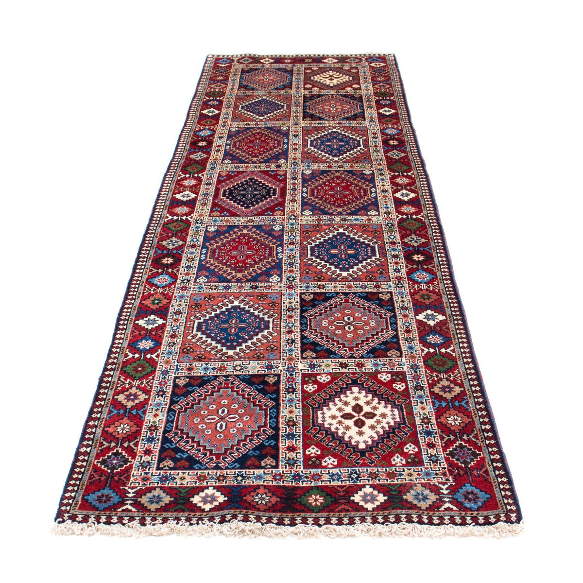 Tapis de couloir Tapis persan - Nomadic - 283 x 82 cm - multicolore