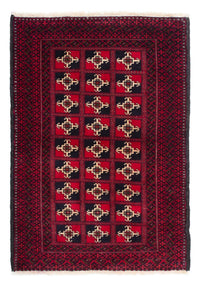 Tapis Belutsch - 137 x 97 cm - rouge foncé