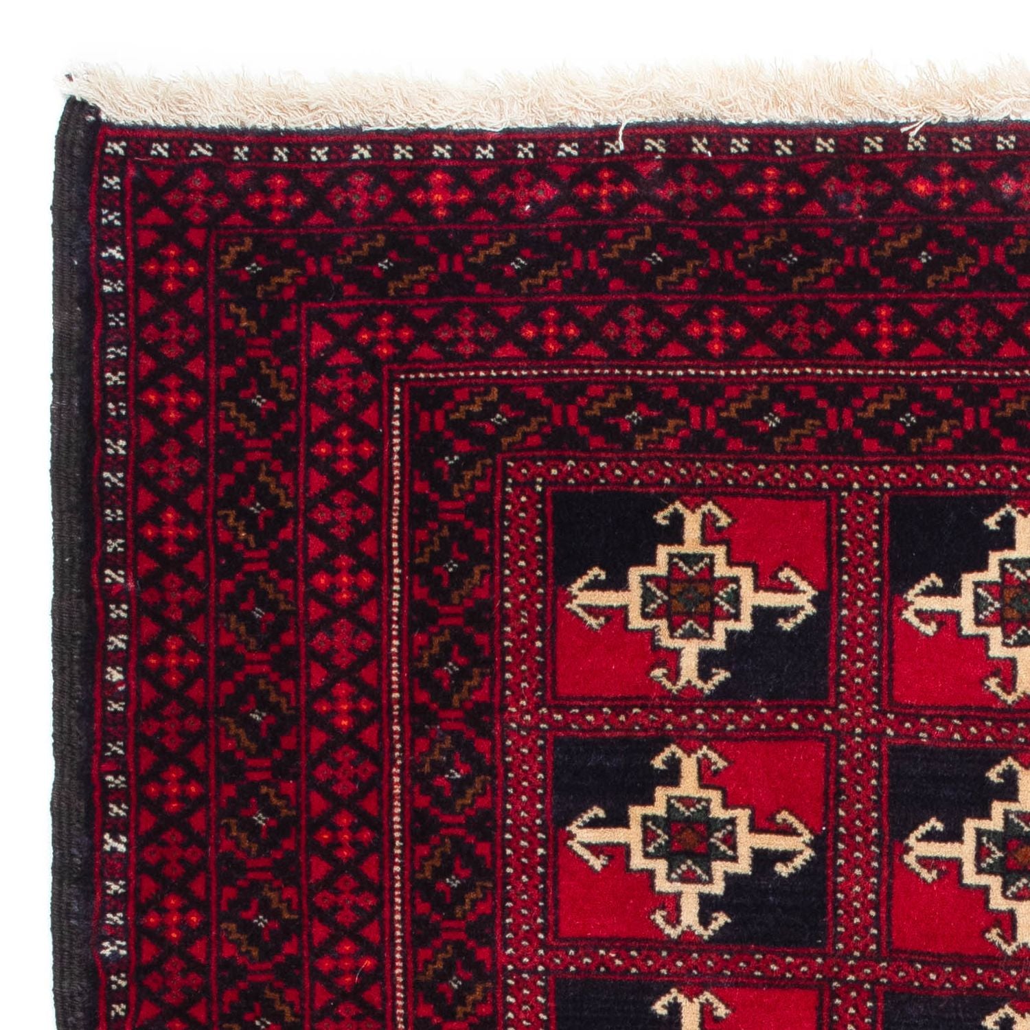 Tapis Belutsch - 137 x 97 cm - rouge foncé
