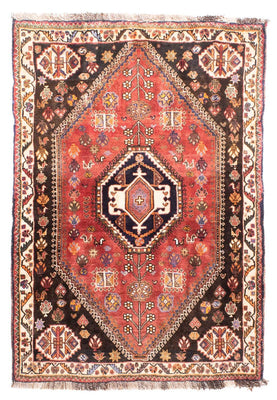 Tapis persan - Nomadic - 145 x 103 cm - rouge clair