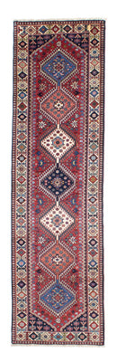 Tapis de couloir Tapis persan - Nomadic - 280 x 80 cm - rouge foncé