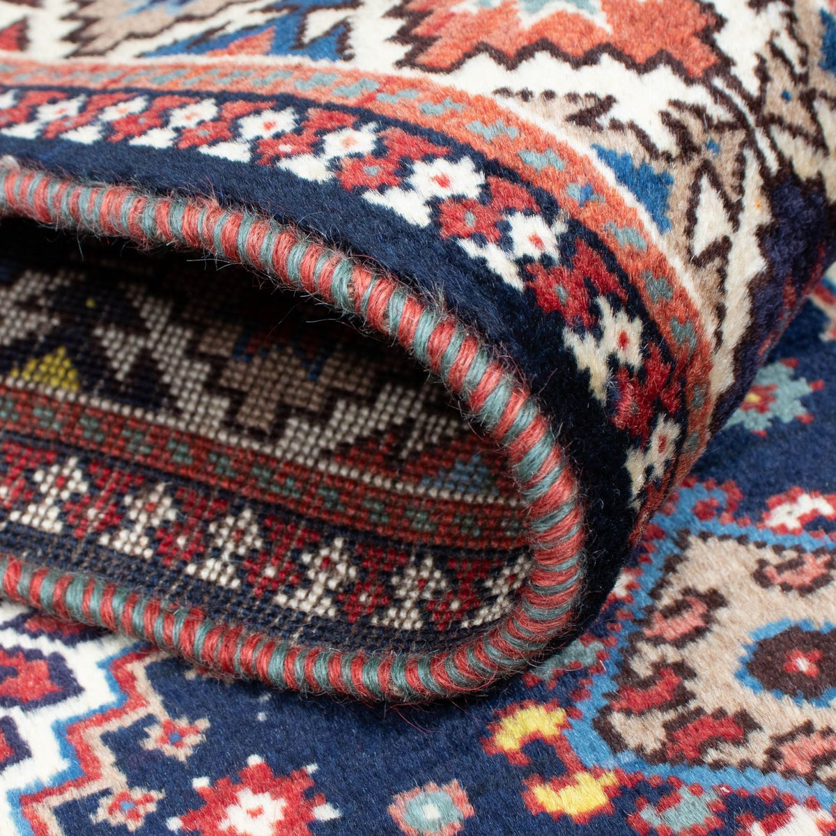 Tapis de couloir Tapis persan - Nomadic - 280 x 80 cm - rouge foncé