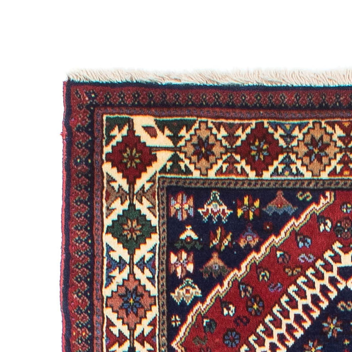 Tapis de couloir Tapis persan - Nomadic - 300 x 81 cm - rouge foncé