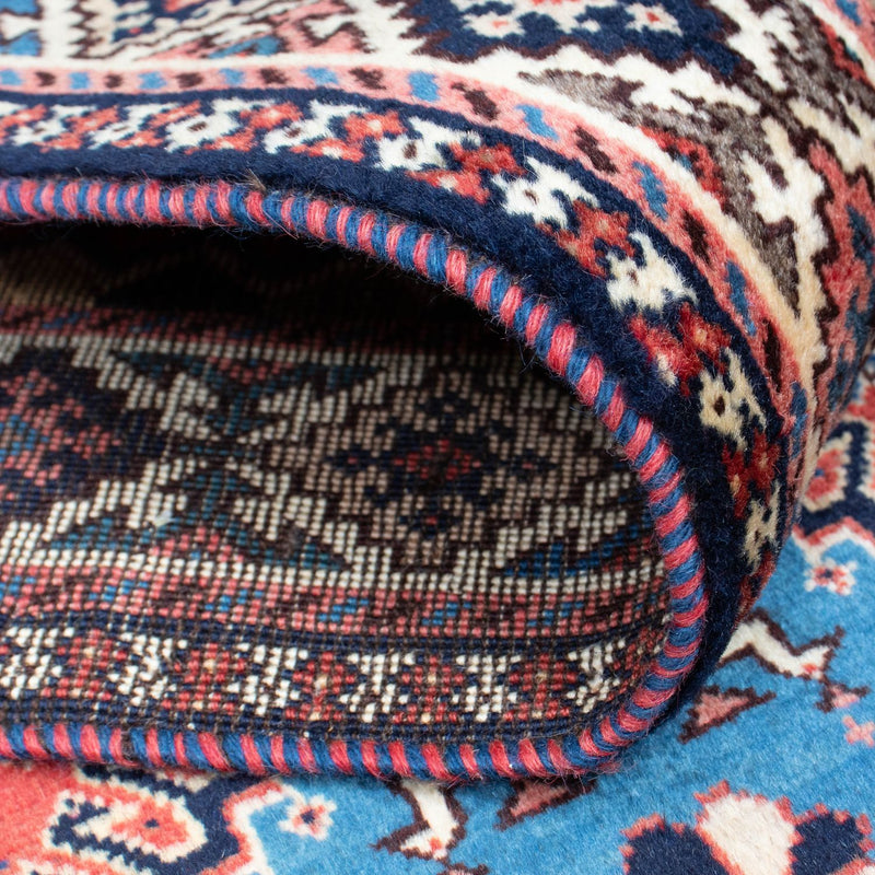 Tapis de couloir Tapis persan - Nomadic - 283 x 80 cm - rouge foncé