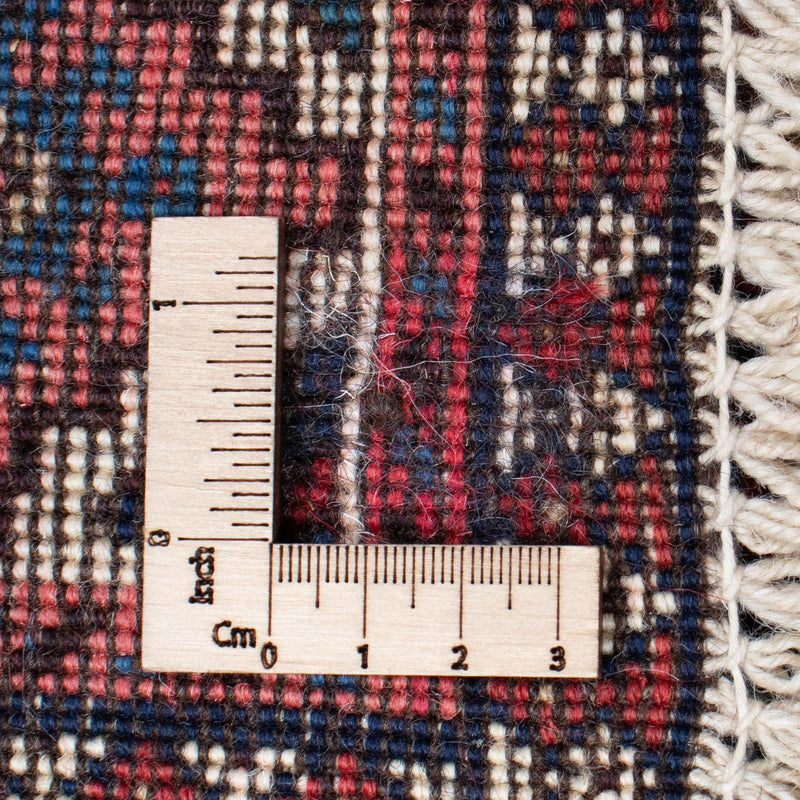 Tapis de couloir Tapis persan - Nomadic - 283 x 80 cm - rouge foncé