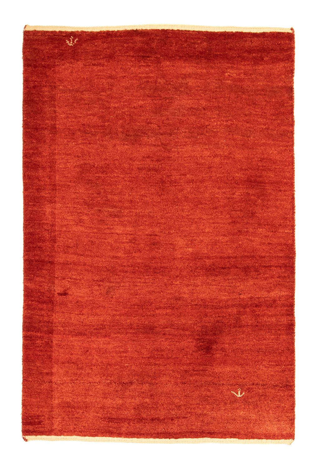 Tapis Gabbeh - Persan - 187 x 122 cm - rouge