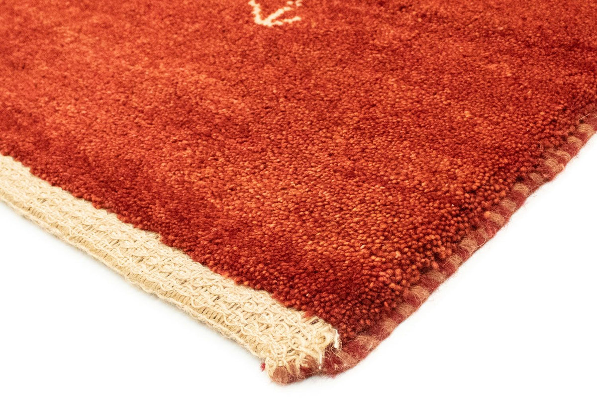 Tapis Gabbeh - Persan - 187 x 122 cm - rouge