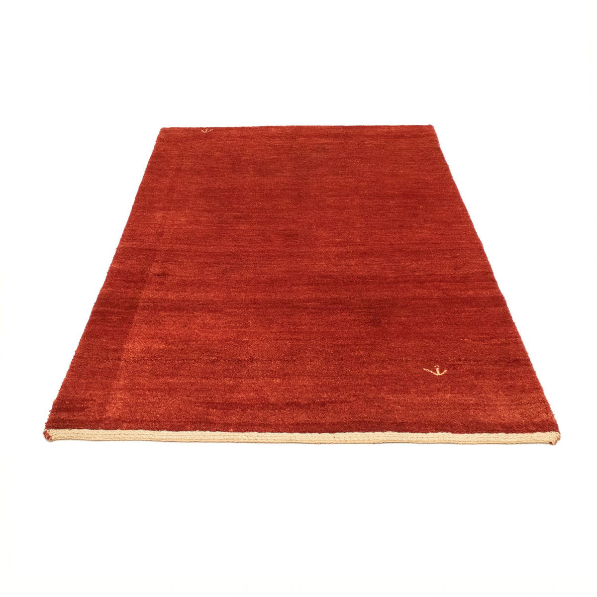 Tapis Gabbeh - Persan - 187 x 122 cm - rouge