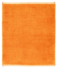 Tapis Gabbeh - Persan carré  - 94 x 80 cm - or