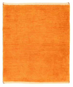 Tapis Gabbeh - Persan carré  - 94 x 80 cm - or