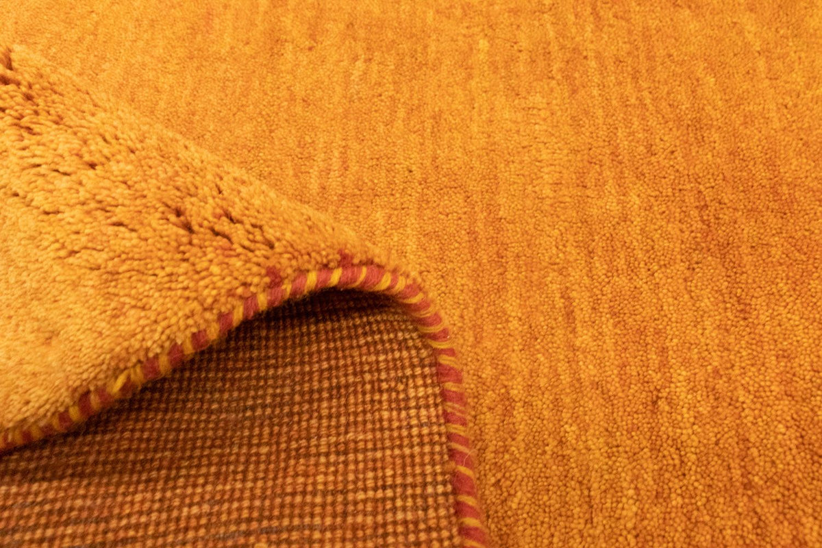 Tapis Gabbeh - Persan carré  - 94 x 80 cm - or