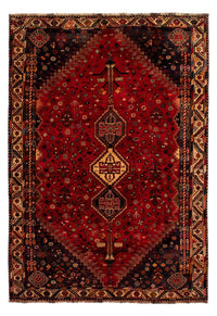 Tapis persan - Nomadic - 296 x 203 cm - rouge foncé
