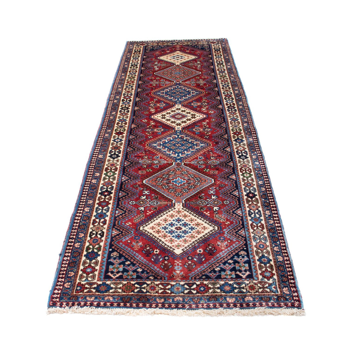Tapis de couloir Tapis persan - Nomadic - 291 x 82 cm - multicolore