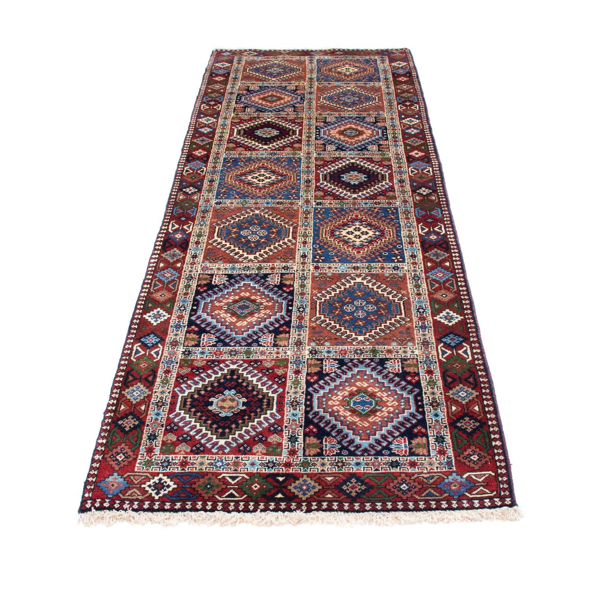 Tapis de couloir Tapis persan - Nomadic - 302 x 82 cm - multicolore