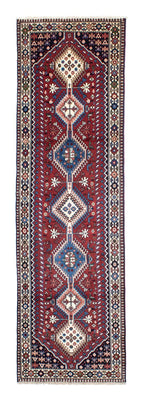 Tapis de couloir Tapis persan - Nomadic - 290 x 81 cm - rouge