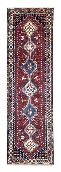 Tapis de couloir Tapis persan - Nomadic - 290 x 81 cm - rouge
