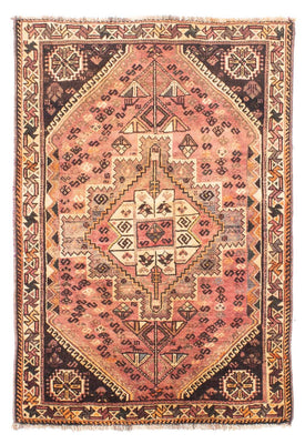 Tapis persan - Nomadic - 161 x 109 cm - rouge clair