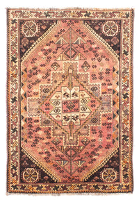 Tapis persan - Nomadic - 161 x 109 cm - rouge clair