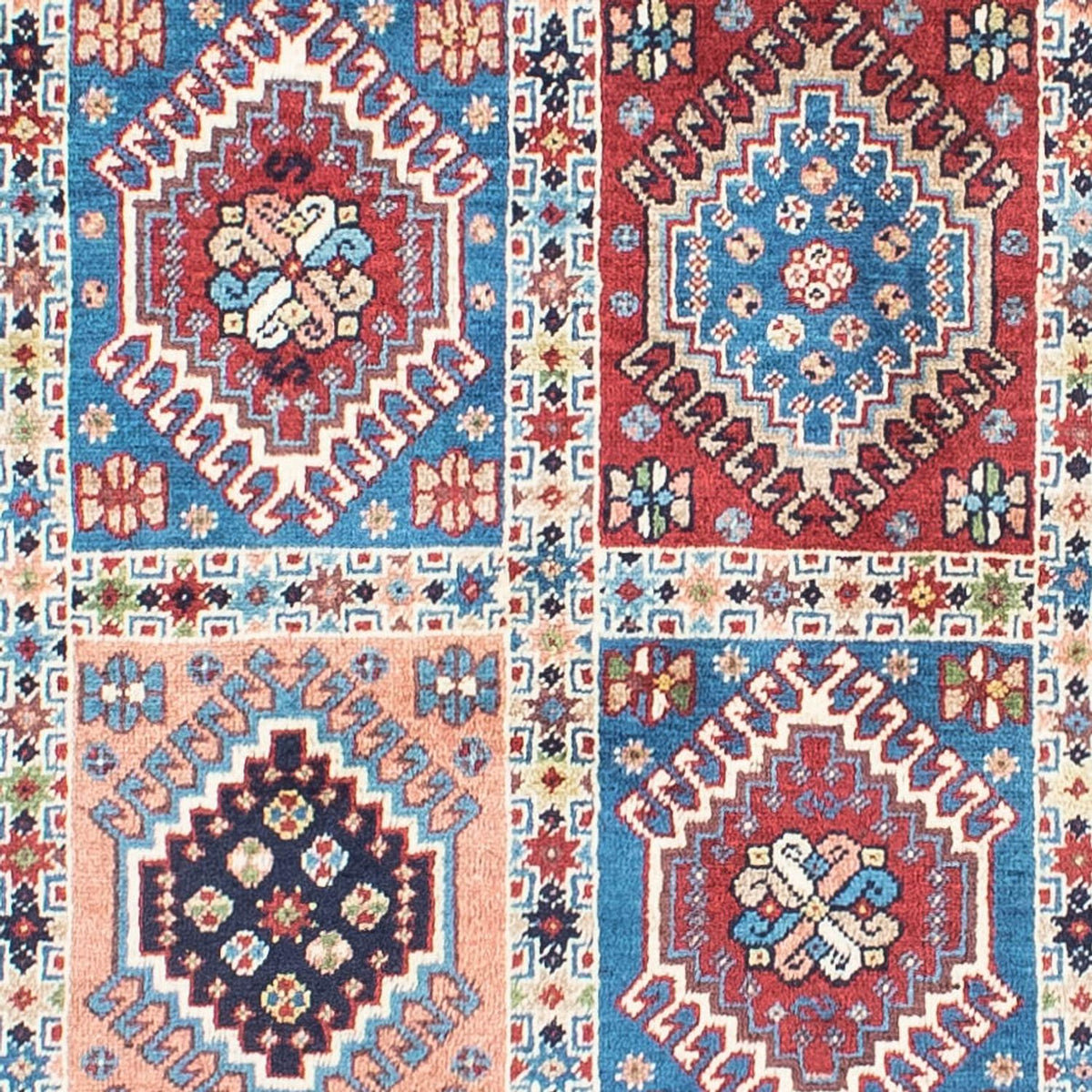 Tapis de couloir Tapis persan - Nomadic - 298 x 81 cm - multicolore