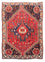 Tapis persan - Nomadic - 159 x 121 cm - rouge foncé