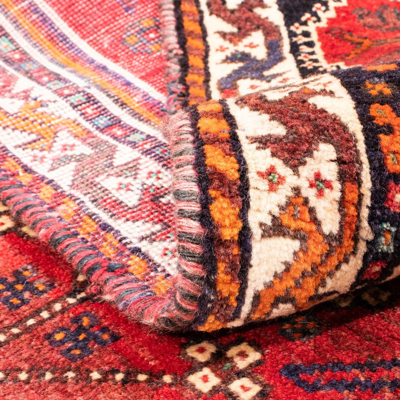Tapis persan - Nomadic - 159 x 121 cm - rouge foncé