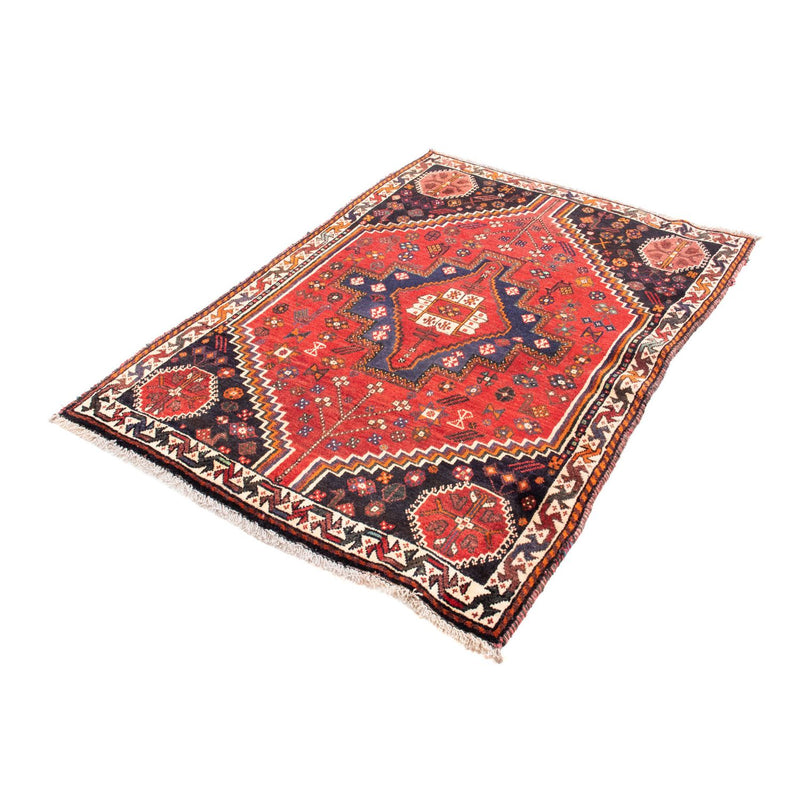 Tapis persan - Nomadic - 159 x 121 cm - rouge foncé