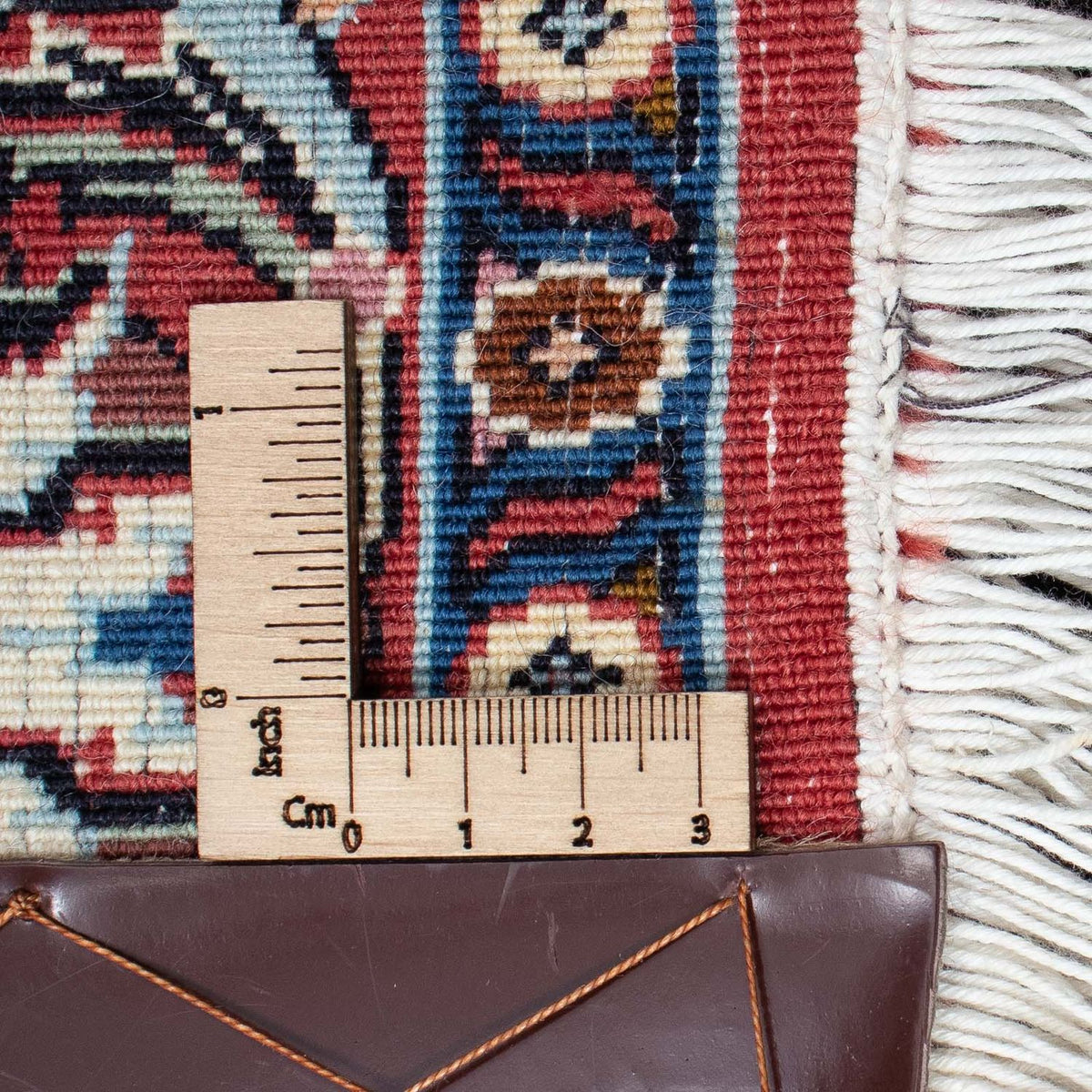 Tapis persan - Bidjar - 219 x 130 cm - bleu foncé