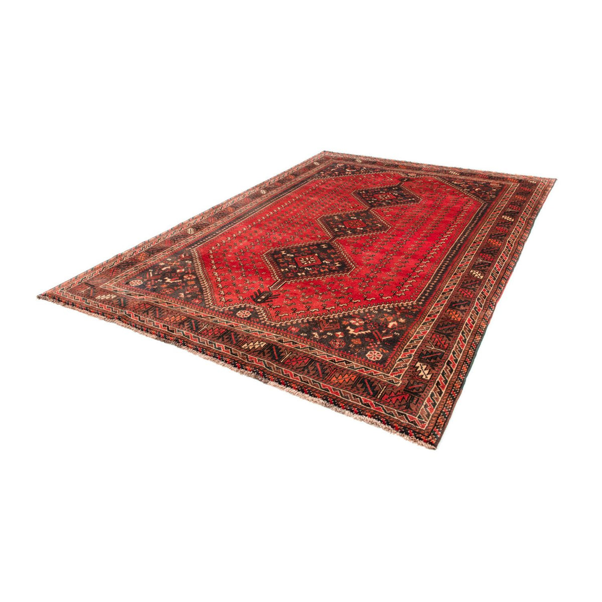 Tapis persan - Nomadic - 279 x 203 cm - rouge