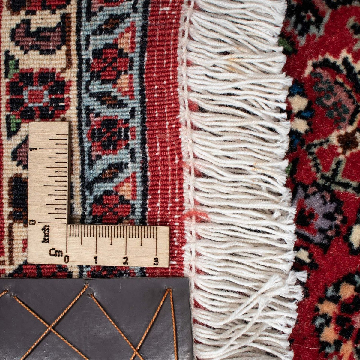 Tapis persan - Bidjar - 210 x 132 cm - rouge clair