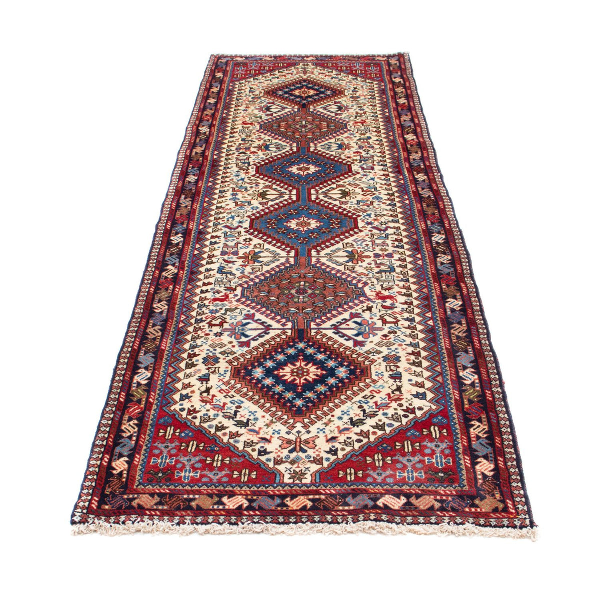 Tapis de couloir Tapis persan - Nomadic - 295 x 83 cm - beige