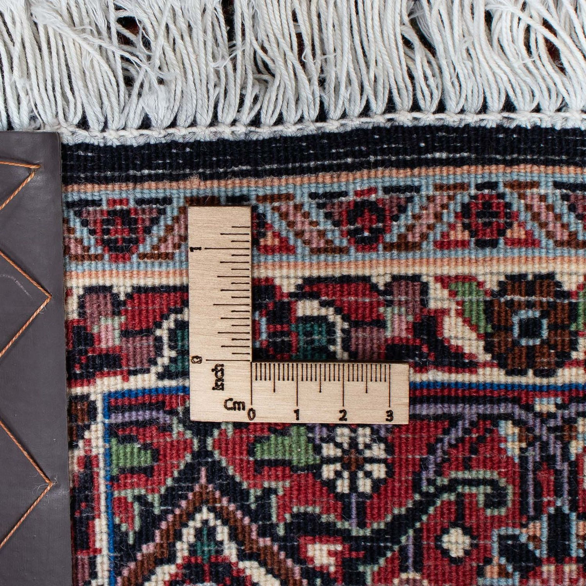 Tapis persan - Bidjar - 210 x 134 cm - bleu foncé