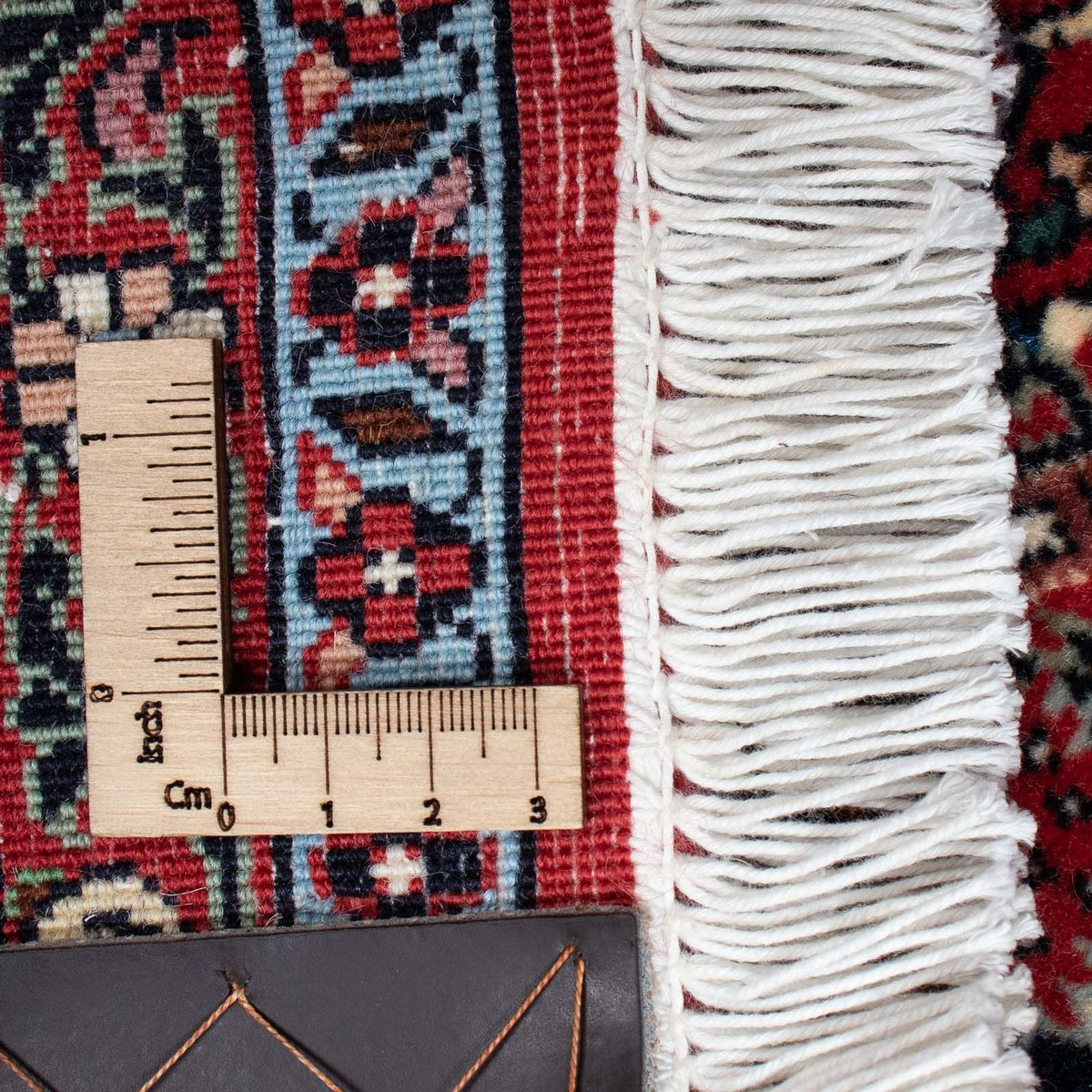 Tapis persan - Bidjar - 210 x 132 cm - rouge clair