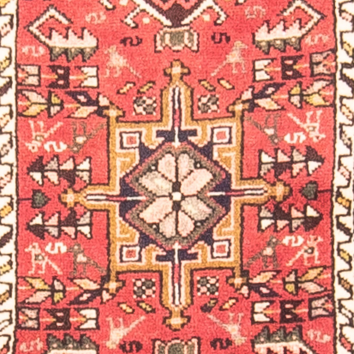 Tapis de couloir Tapis persan - Nomadic - 391 x 71 cm - rouille